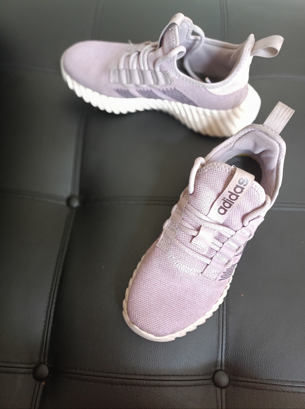 Adidas Kaptir Flow Sneakers Athletic Shoes Size 9 Lavender - Picture 14 of 16